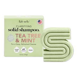 Kitsch Tea Tree & Mint Clarifying Hair Shampoo Bar